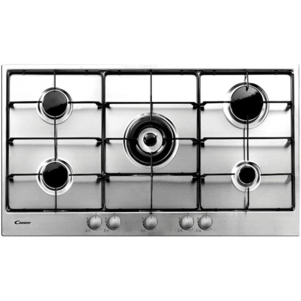 PLAQUE DE CUISSON ENCASTRABLE CANDY 5 FEUX / INOX