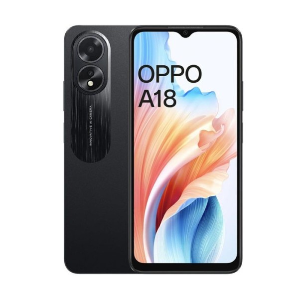 SMARTPHONE OPPO A18 / 4G / DOUBLE SIM / 4 GO / 128 GO